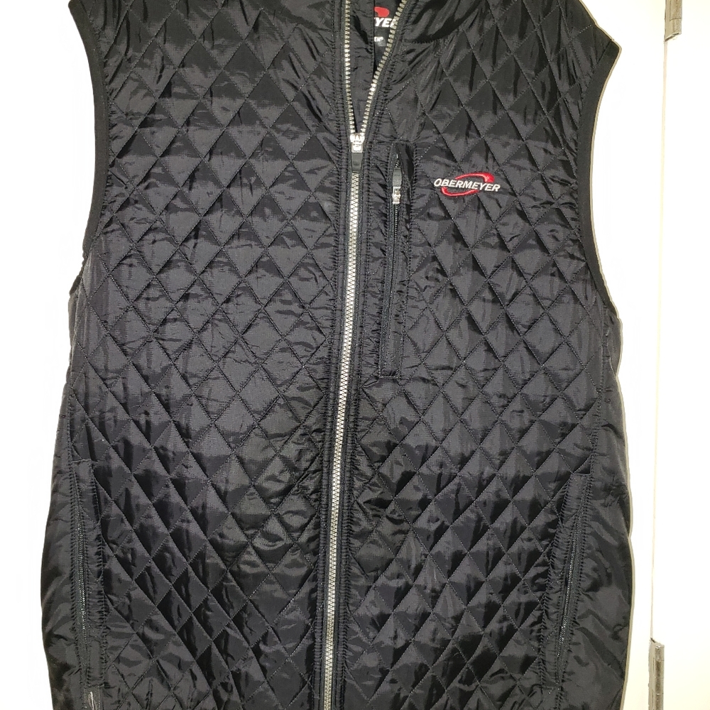 Mens black Obemeyer Vest Size XL.
